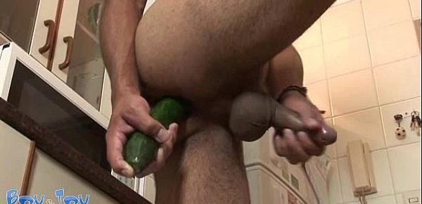  Sex-hungry twink ass goes for a vegetarian diet